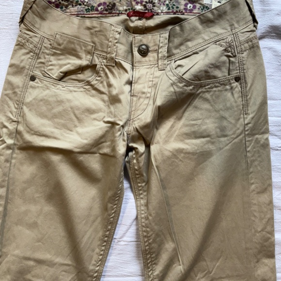 Original Replay “Baggy” beige colour pants sz 28/34 NWT - Picture 3 of 6